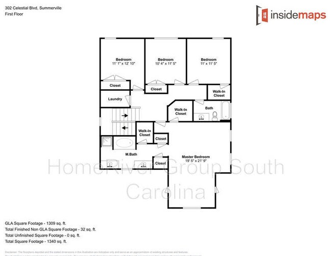 302 Celestial Blvd, Summerville, SC 29486 House for Rent in
