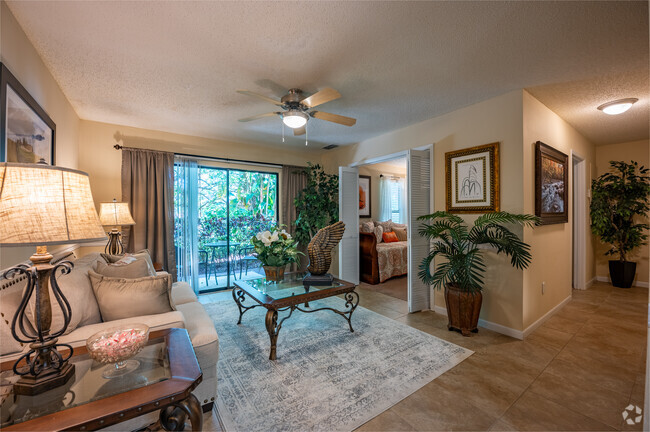 1BR, 1BA c/Den - 915SF - Cedar A3 - Living - The Park at Orvieto