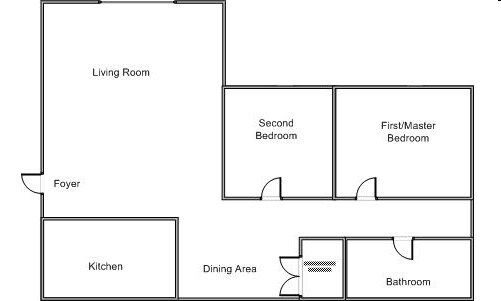 2BR/1BA - Spout Run Terrace