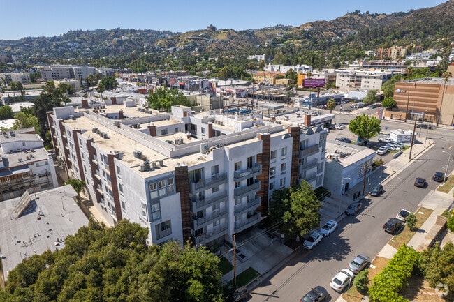 Aerial - Fuller-Martel Apartments
