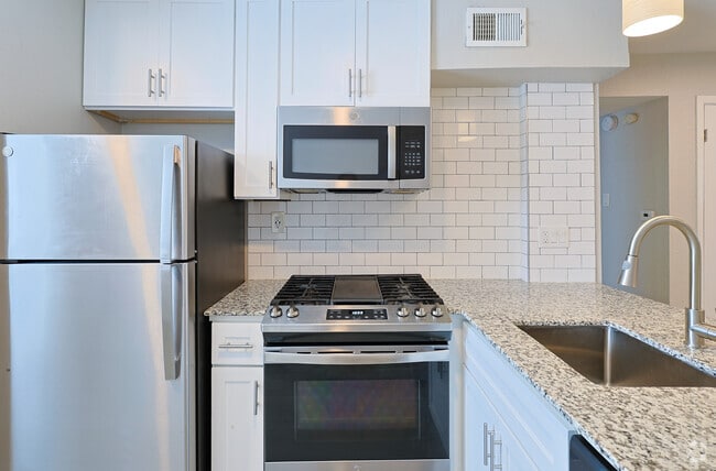 2BR, 1BA - 800SF - Kitchen - Manor Flats