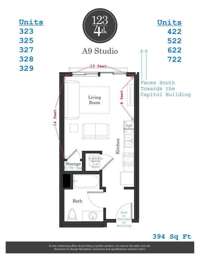 Interior Photo - 123-4th Apts