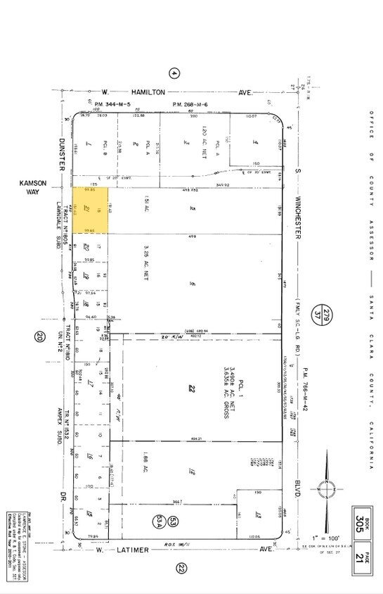 Mapa de la parcela - 430 Dunster Dr