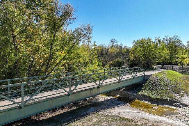 You can get some exercise walking the trails at Natural Springs Park in Anna.