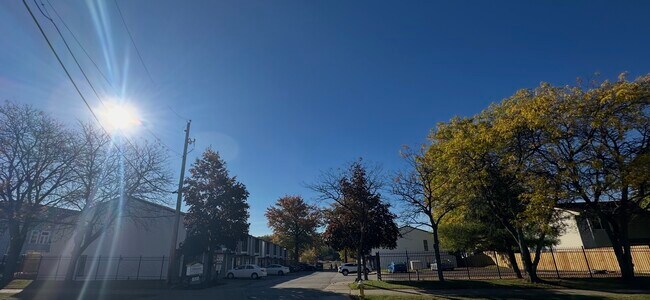 Vista de calle - Akron U Townhomes - Student Housing