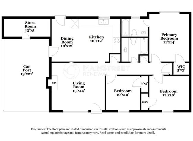 Photo - 3 Bedroom Pet-Friendly Home in Conyers, GA with Main Street Renewal