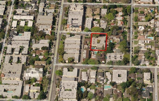 Aerial Photo - 4824 Satsuma Ave. Apartments