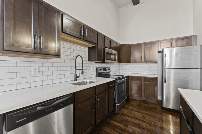 West Phase II Kitchen - The Lofts at Harmony Mills Fallsview