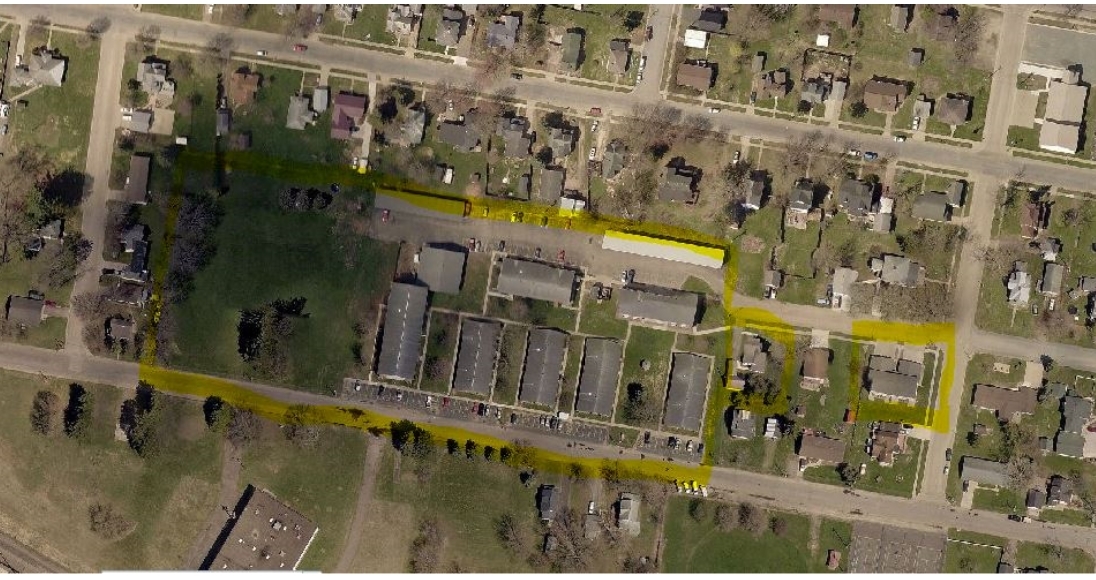 Aerial Map - 411-601 Colfax St