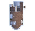 Studio Floor Plan S36 676 3A