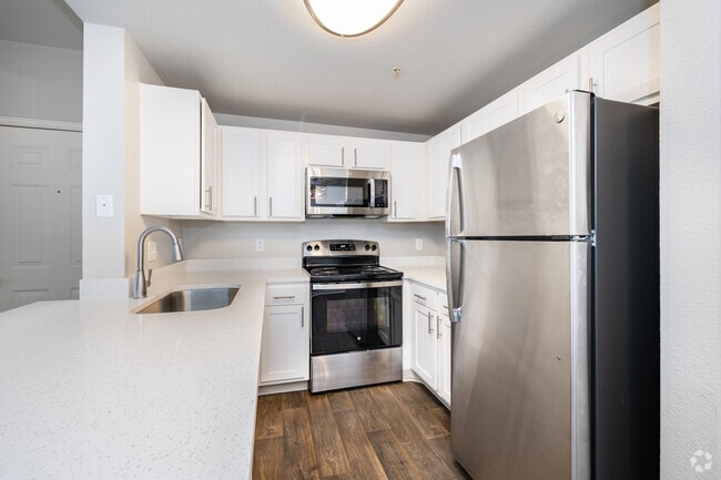 1HAB, 1BA - 718SF - La Manzanita - Cocina - Tanemara Apartment Homes