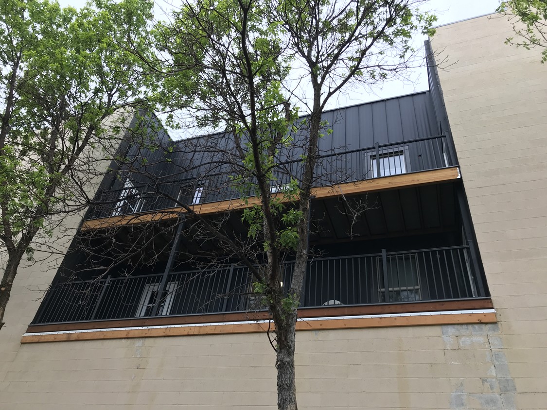 Top floor balcony - 411 W Main St