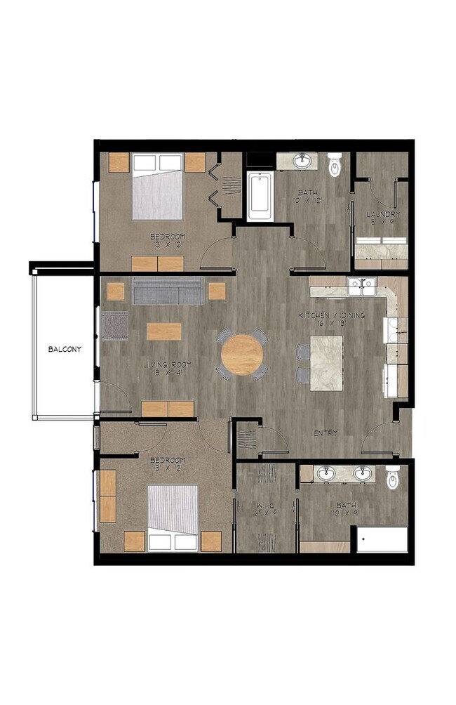 Foto del interior - Highland Lakeview Apartments Available for Rent