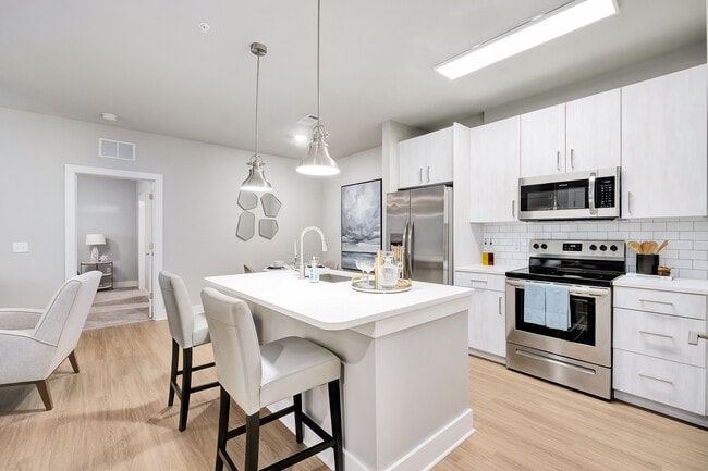 Spacious Kitchens, with granite countertops and stainless steel appliance package - LUCA St. Augustine