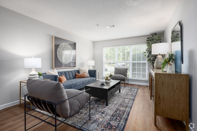 2BR, 2BA - 1007SF - Living Room - Summerlin Ridge Apartments