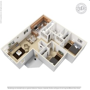 2HAB/1BA - Villas of Sherman