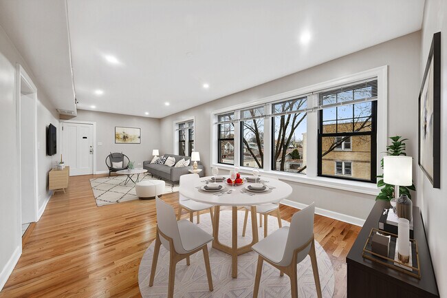 Living & Dining Room - 3053 N LeClaire Ave