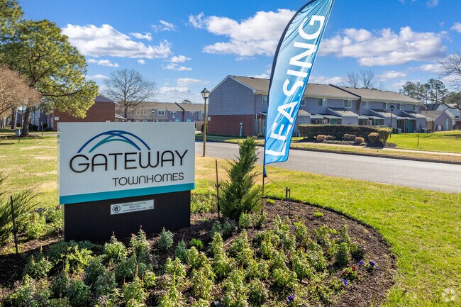 Señalización de entrada al vecindario - Gateway Townhomes