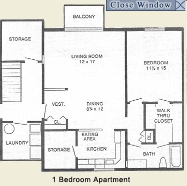 1BR/1BA - North Hills Village Apartments