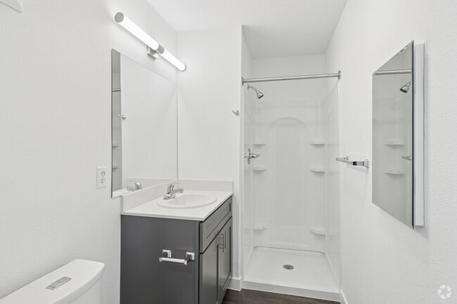 3BR, 2BA - 1,135SF - Primary Bathroom - Hughes Station