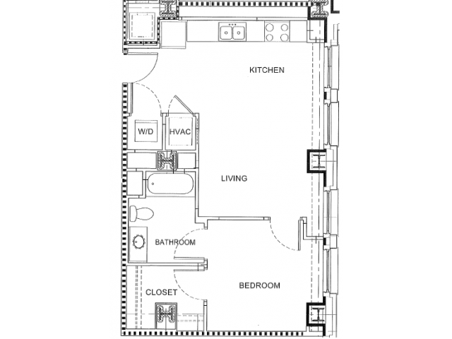 Interior Photo - Hibernia Tower Apartments