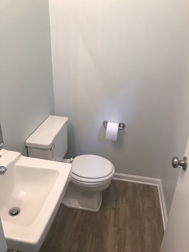 Private half bath off of master bedroom - 1349 Spring Valley Rd