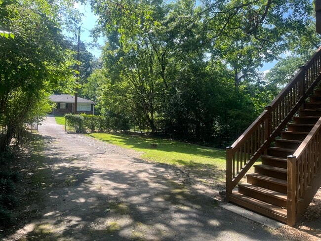 Back of house and parking area - 1732 Ridgeway Ave NW