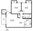 Two Bedroom One Bath B