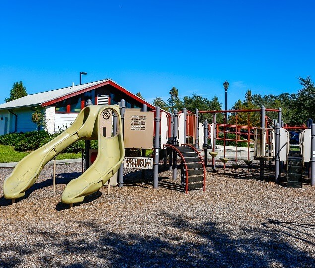 The playground at Airport Lakes Park