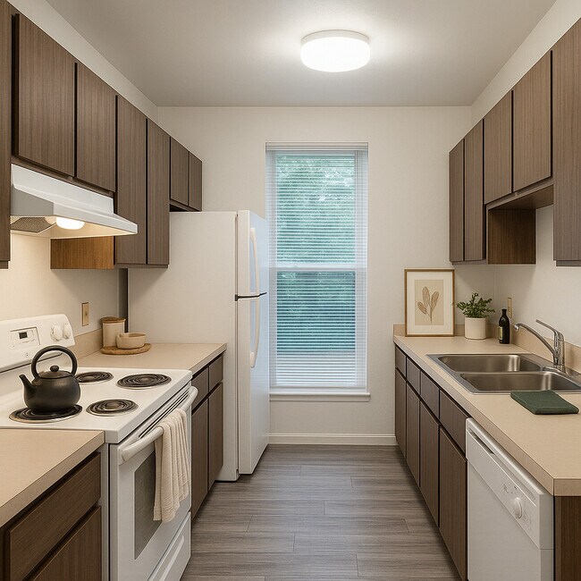 1.1 Cocina - Creekwood Apartments