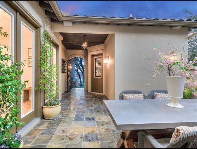 Courtyard with the Main Gate - 2325 Gilia Dr