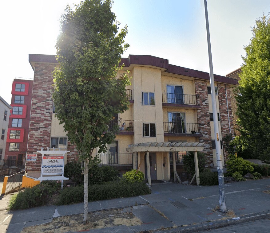 Plano de planta - Goss Apartments