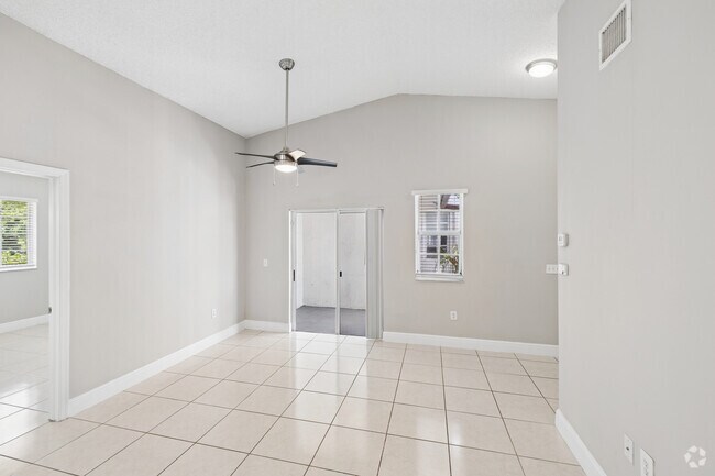 2BR, 2BA - 1180SF - Living Room - The Emerson