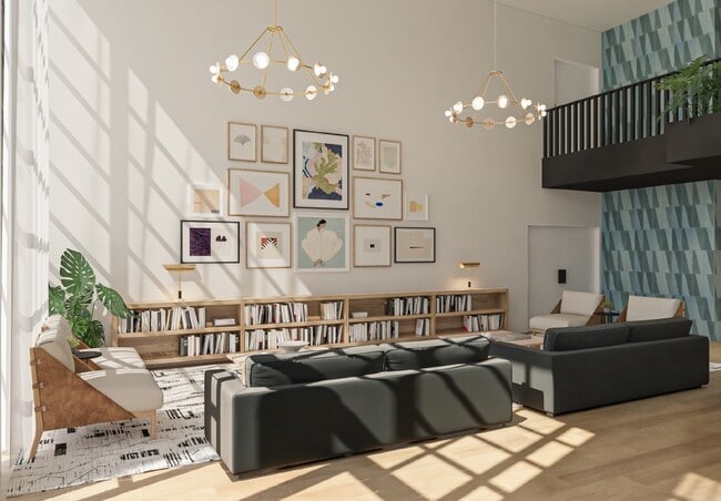 Lobby Rendering - Veda Luxury Apartments