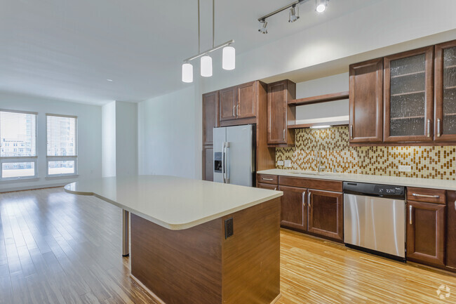 1BR,1BA - 792 - A2C - Kitchen - Uptown Trail