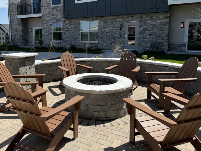 Community Fireplace - Woodland Crest Apartments