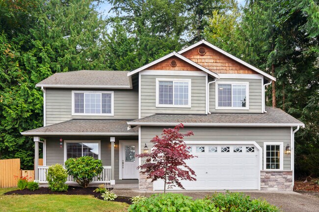 Greenbelt home, at endow street, Lake Stevens schools - 7613 56th Pl NE
