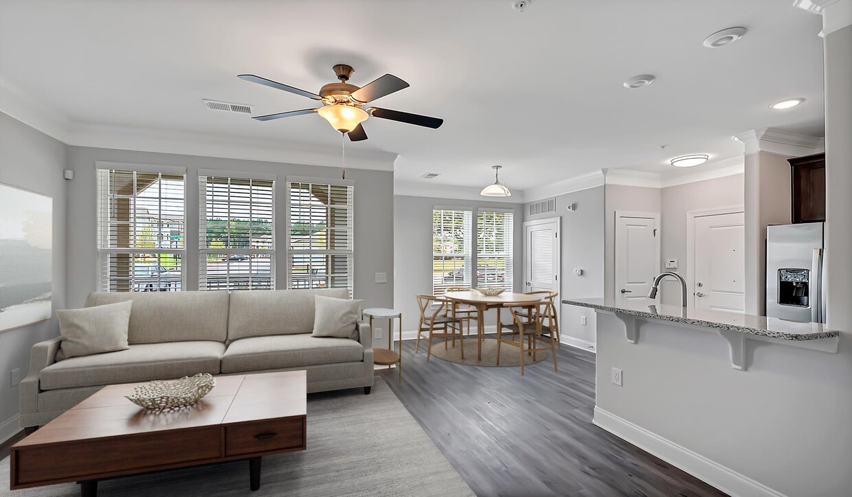 Select floorplans have kitchen islands, perfect for bar top seating - Olde Towne Residences