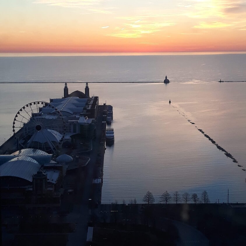 View out of Window - 474 N Lake Shore Dr
