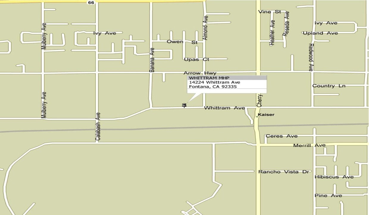 Map - 14224 Whittram Ave