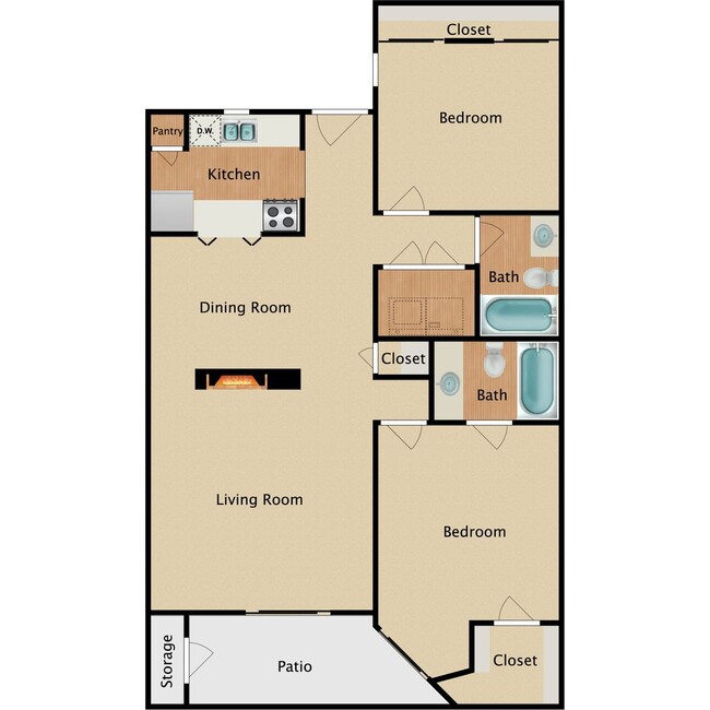 Interior Photo - MIA Forest Oaks