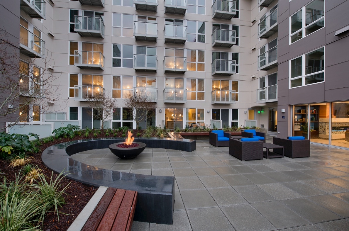Resident Courtyard - Sky