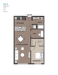 1 Bedroom Plan 1C