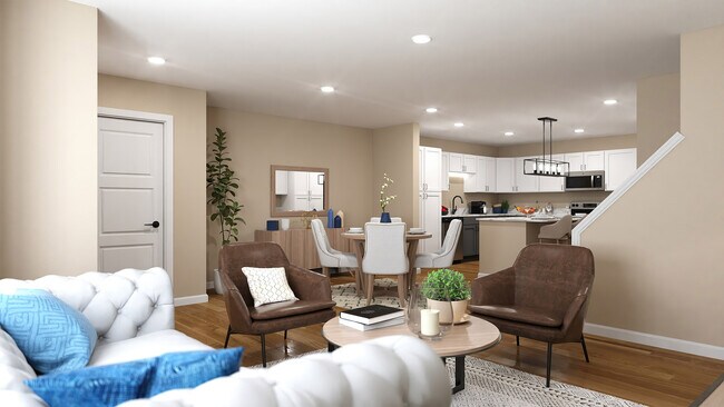 Área de estar - Terrapin Run Townhomes