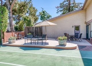 private back yard terrace - 4569 E Alamos Ave