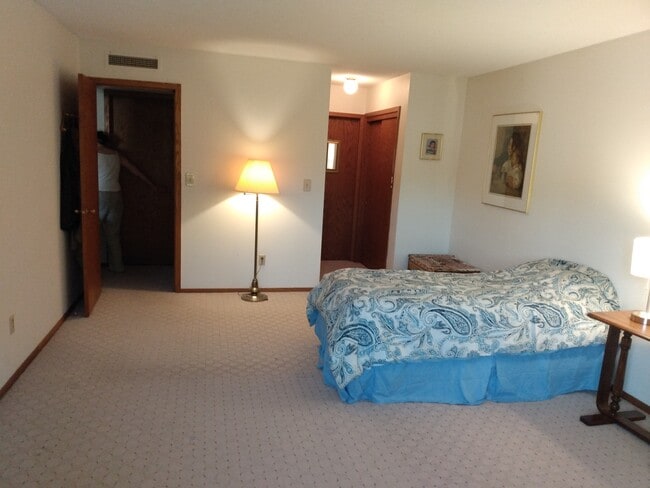 Master bedroom with walk through closet and private bath - 2210 Midland Grove Rd