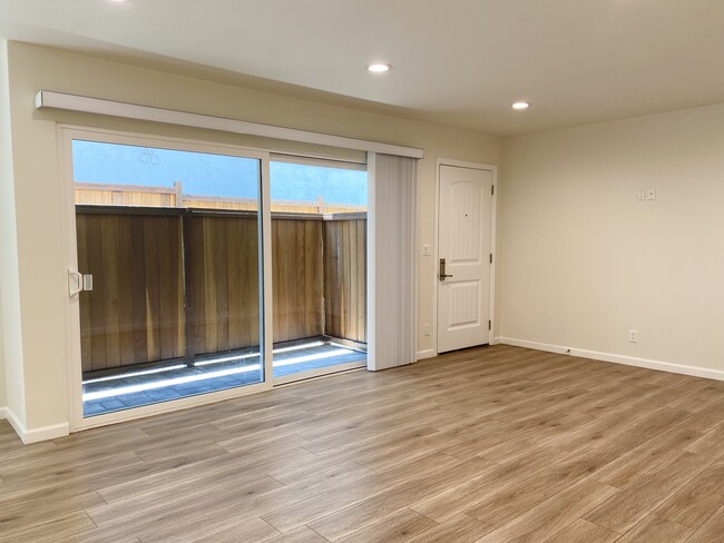 Living Room & Patio - 1612 S Bundy Dr