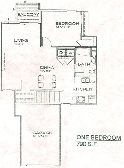 1HAB/1BA - Park Ridge Apartments