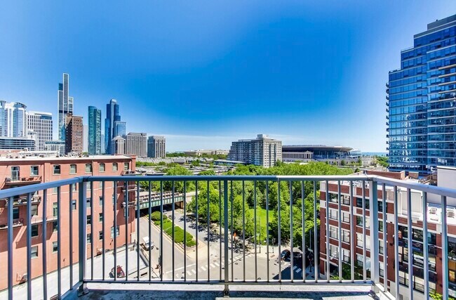 Balcony View - 1600 S Indiana Ave