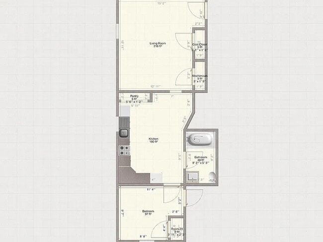 Layout - 1105 S Rogers St